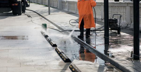 Parking Lot Pressure Washing in Westminster