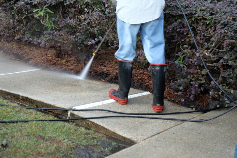 Concrete Slab Powerwashing